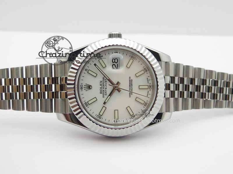 DateJust II 41mm BP Maker Best Edition White Dial On New Version Jubilee Bracelet A2813