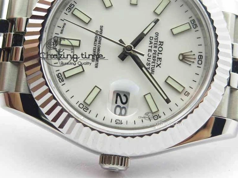 DateJust II 41mm BP Maker Best Edition White Dial On New Version Jubilee Bracelet A2813