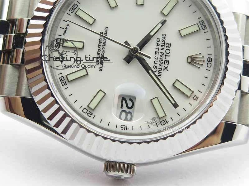 DateJust II 41mm BP Maker Best Edition White Dial On New Version Jubilee Bracelet A2813