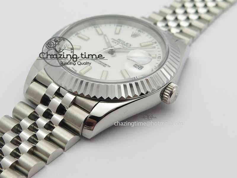 DateJust II 41mm BP Maker Best Edition White Dial On New Version Jubilee Bracelet A2813