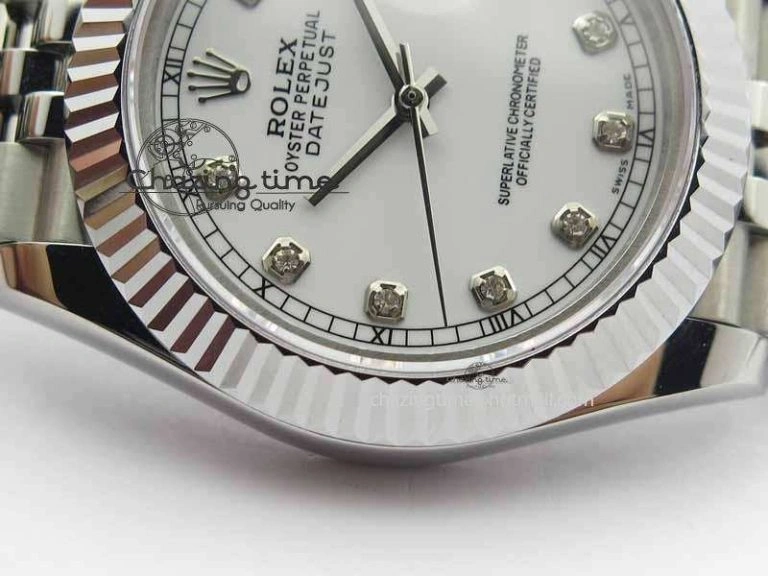 DateJust II 41mm BP Maker Best Edition White Diamonds Dial On New Version Jubilee Bracelet A2813