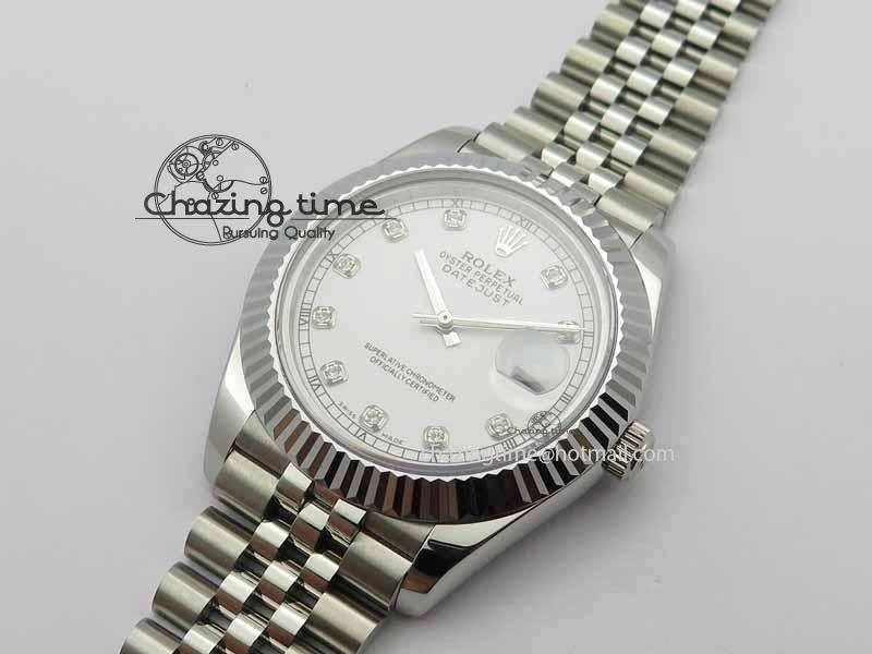 DateJust II 41mm BP Maker Best Edition White Diamonds Dial On New Version Jubilee Bracelet A2813