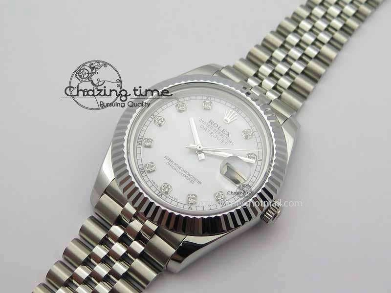 DateJust II 41mm BP Maker Best Edition White MOP Diamonds Dial On New Version Jubilee Bracelet A2813