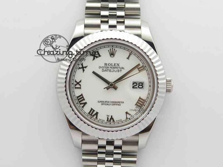 DateJust II 41mm BP Maker Best Edition White Roman Dial On New Version Jubilee Bracelet A2813