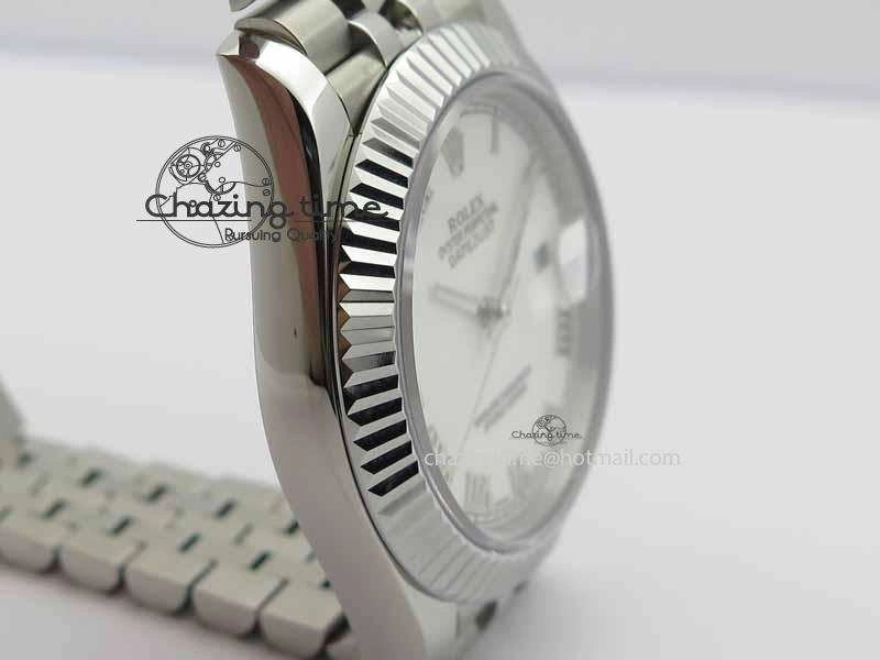 DateJust II 41mm BP Maker Best Edition White Roman Dial On New Version Jubilee Bracelet A2813