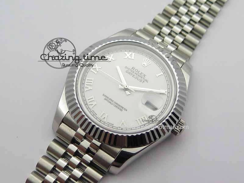 DateJust II 41mm BP Maker Best Edition White Roman Dial On New Version Jubilee Bracelet A2813