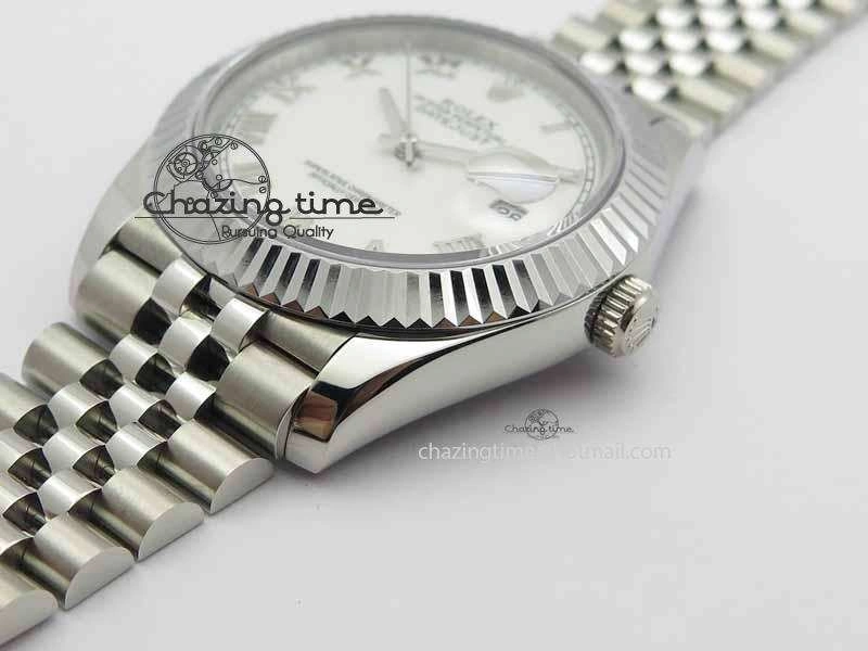 DateJust II 41mm BP Maker Best Edition White Roman Dial On New Version Jubilee Bracelet A2813