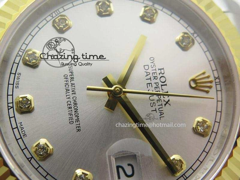 DateJust II 41mm MK Best Edition SS RG Wrapped Sliver Dial Diamond Marker On Oyster Bracelet A2836