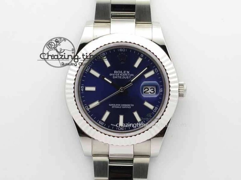 DateJust II 41mm SS BP Maker Best Edition Blue Dial On SS Bracelet SA3136