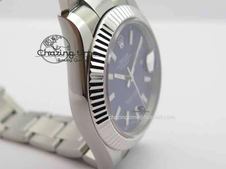 DateJust II 41mm SS BP Maker Best Edition Blue Dial On SS Bracelet SA3136