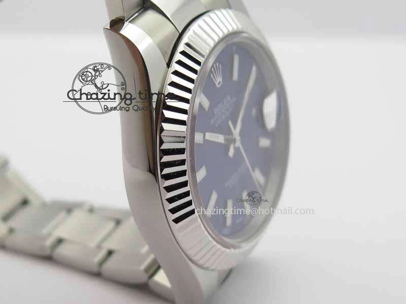 DateJust II 41mm SS BP Maker Best Edition Blue Dial On SS Bracelet SA3136