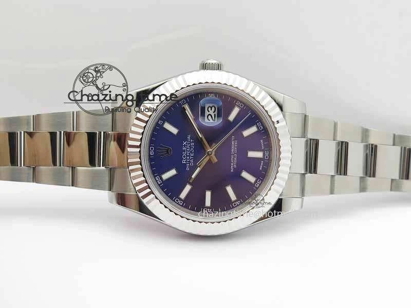 DateJust II 41mm SS BP Maker Best Edition Blue Dial On SS Bracelet SA3136