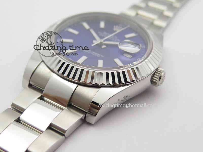 DateJust II 41mm SS BP Maker Best Edition Blue Dial On SS Bracelet SA3136