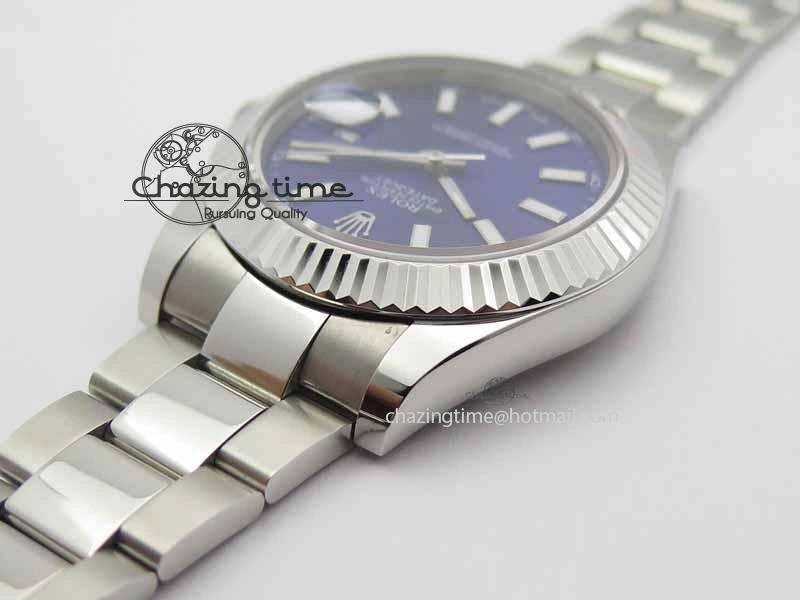 DateJust II 41mm SS BP Maker Best Edition Blue Dial On SS Bracelet SA3136