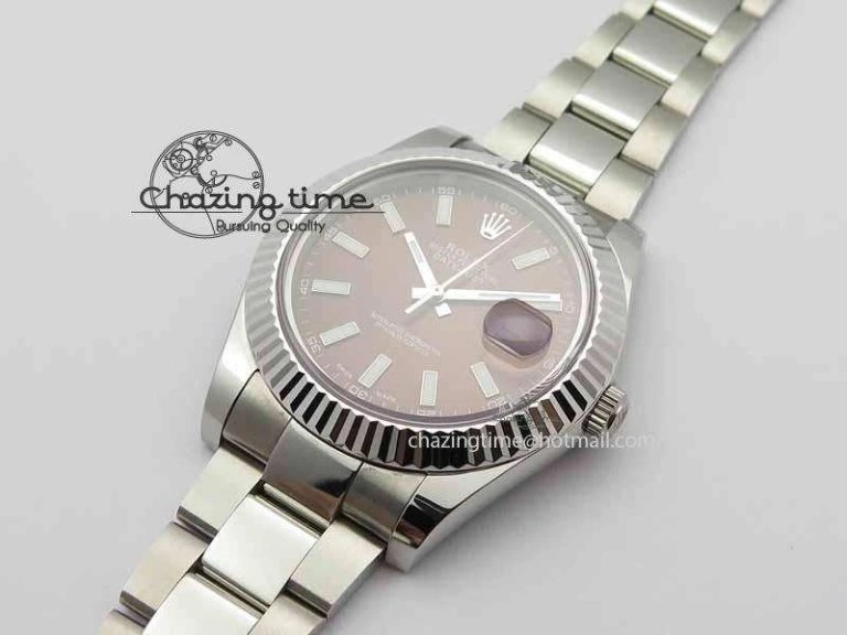 DateJust II 41mm SS BP Maker Best Edition Brown Dial On SS Bracelet SA3136