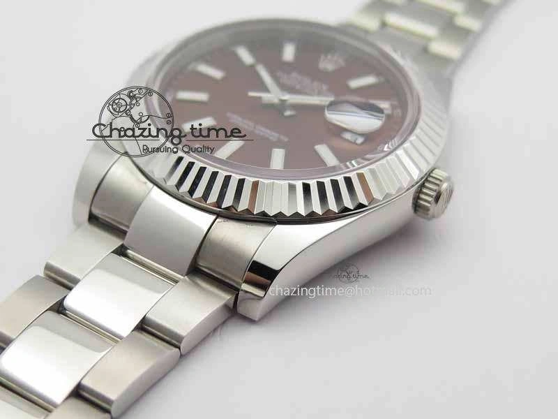 DateJust II 41mm SS BP Maker Best Edition Brown Dial On SS Bracelet SA3136