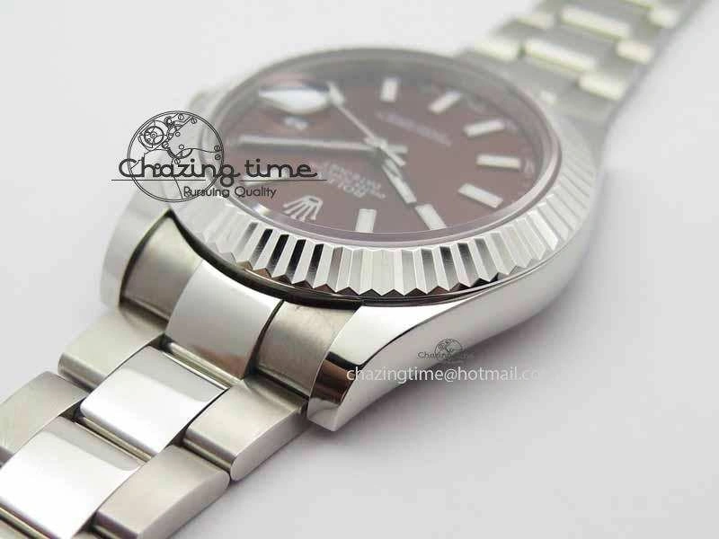 DateJust II 41mm SS BP Maker Best Edition Brown Dial On SS Bracelet SA3136