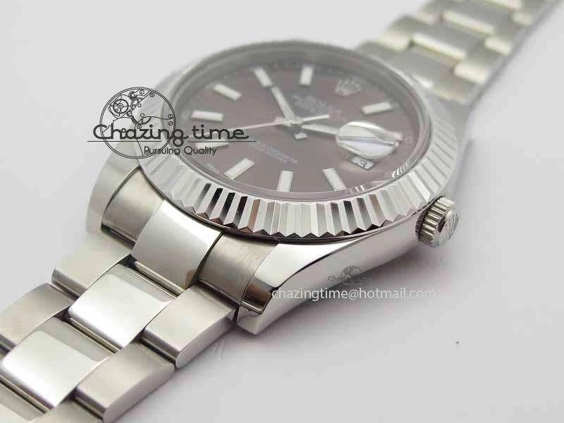 DateJust II 41mm SS BP Maker Best Edition Dark Gray Dial On SS Bracelet SA3136