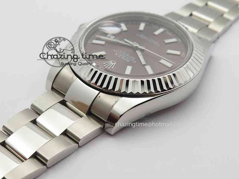 DateJust II 41mm SS BP Maker Best Edition Dark Gray Dial On SS Bracelet SA3136