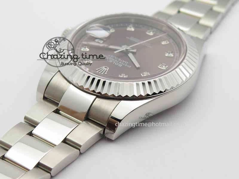 DateJust II 41mm SS BP Maker Best Edition Gray Dial Diam On SS Bracelet SA3136