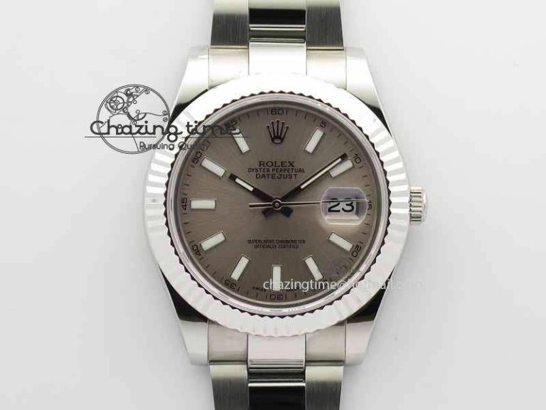DateJust II 41mm SS BP Maker Best Edition Gray Dial On SS Bracelet SA3136