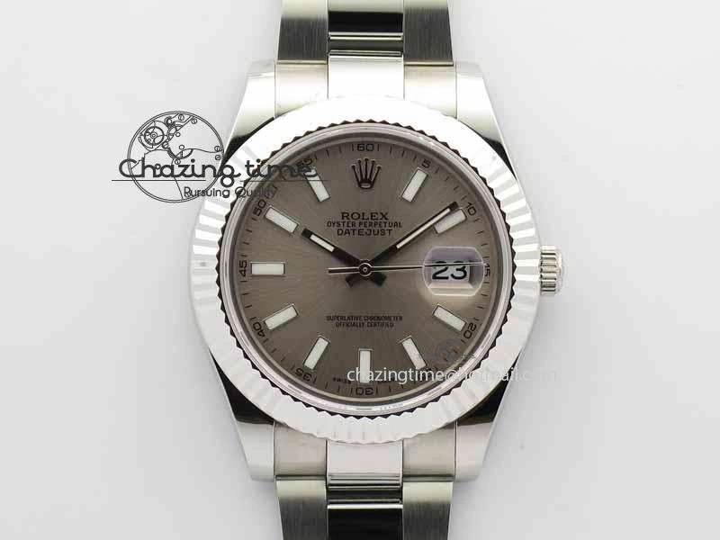 DateJust II 41mm SS BP Maker Best Edition Gray Dial On SS Bracelet SA3136