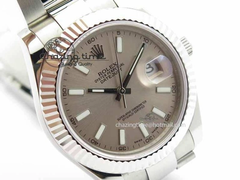 DateJust II 41mm SS BP Maker Best Edition Gray Dial On SS Bracelet SA3136
