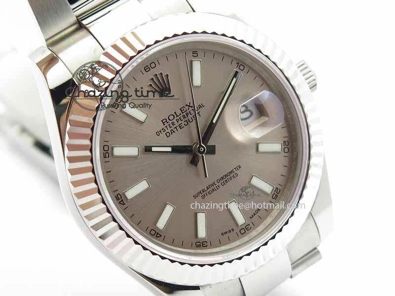 DateJust II 41mm SS BP Maker Best Edition Gray Dial On SS Bracelet SA3136