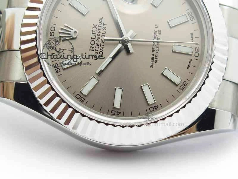 DateJust II 41mm SS BP Maker Best Edition Gray Dial On SS Bracelet SA3136