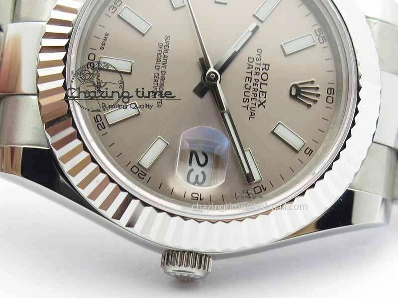 DateJust II 41mm SS BP Maker Best Edition Gray Dial On SS Bracelet SA3136