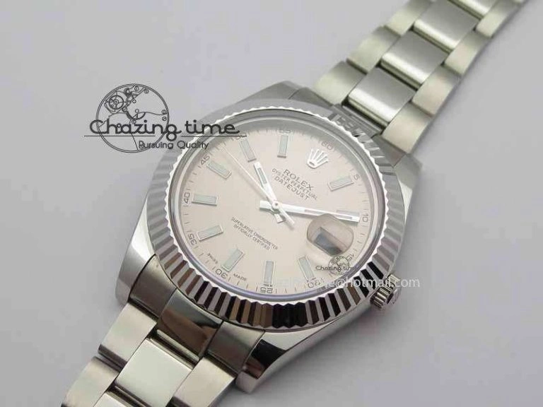 DateJust II 41mm SS BP Maker Best Edition Gray Dial On SS Bracelet SA3136