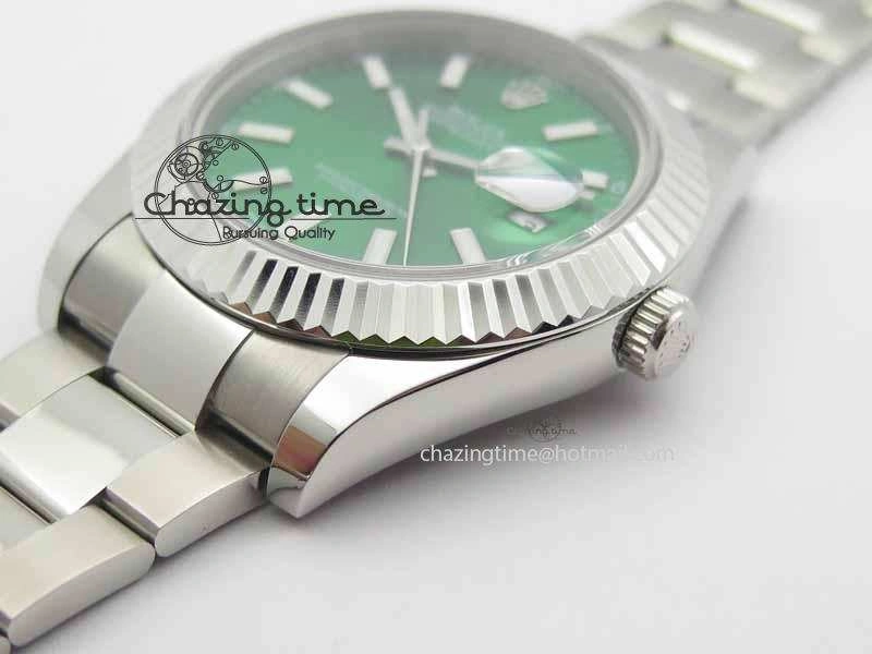 DateJust II 41mm SS BP Maker Best Edition Green Dial On SS Bracelet SA3136