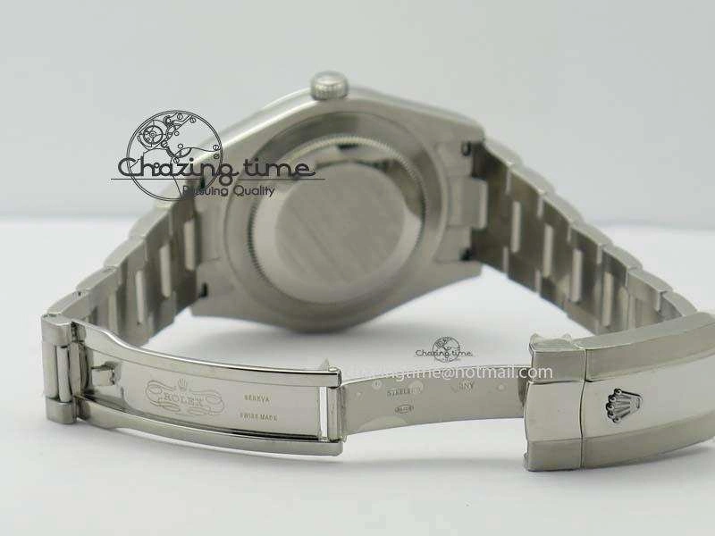 DateJust II 41mm SS BP-Maker Best Edition Sliver Stick Dial On SS Bracelet A2824 V2