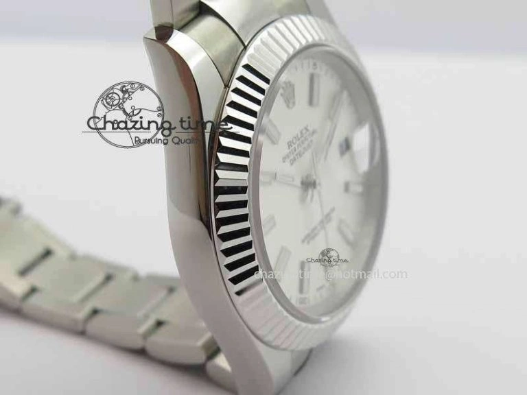 DateJust II 41mm SS BP Maker Best Edition White Dial On SS Bracelet SA3136