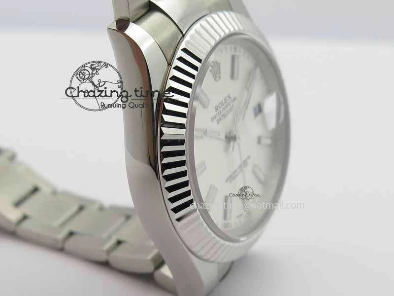 DateJust II 41mm SS BP Maker Best Edition White Dial On SS Bracelet SA3136