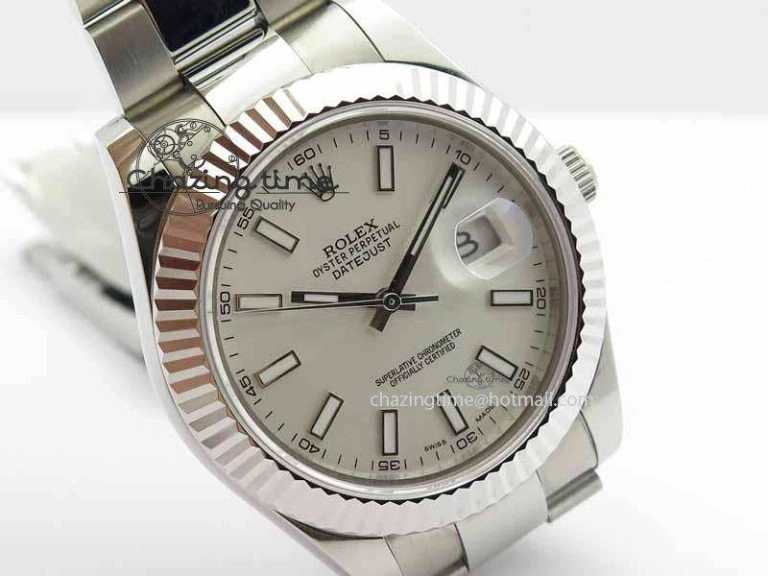 DateJust II 41mm SS BP Maker Best Edition White Dial On SS Bracelet SA3136
