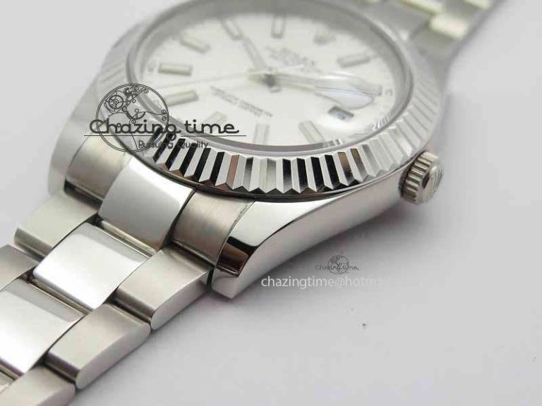 DateJust II 41mm SS BP Maker Best Edition White Dial On SS Bracelet SA3136