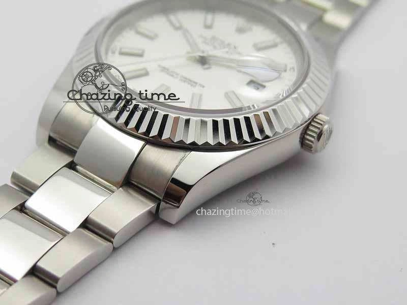 DateJust II 41mm SS BP Maker Best Edition White Dial On SS Bracelet SA3136