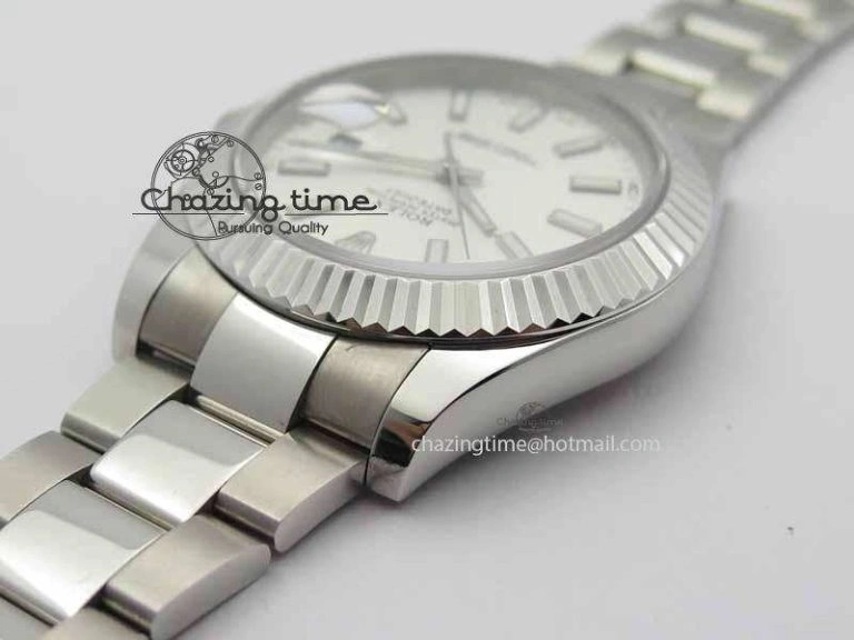DateJust II 41mm SS BP Maker Best Edition White Dial On SS Bracelet SA3136