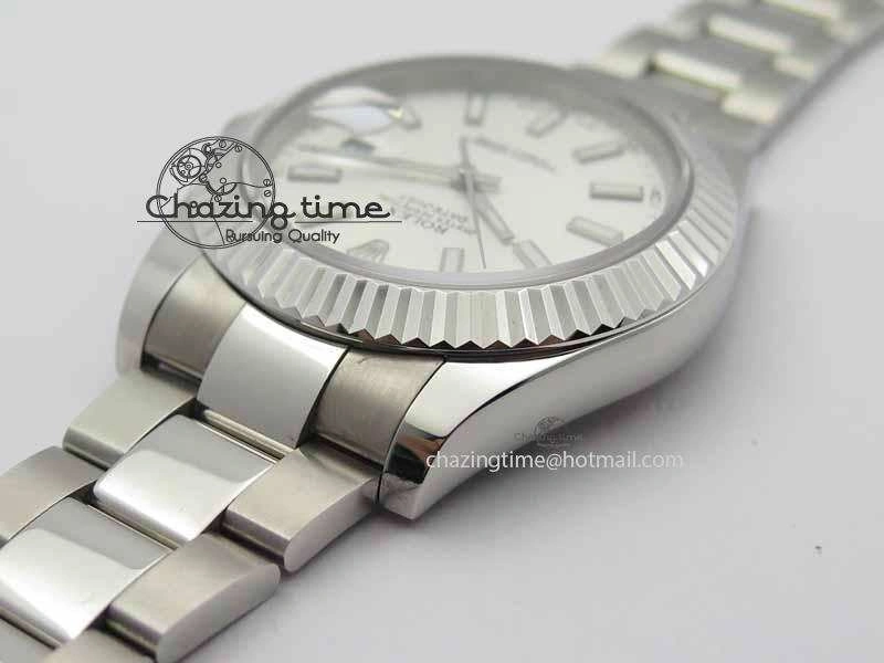 DateJust II 41mm SS BP Maker Best Edition White Dial On SS Bracelet SA3136