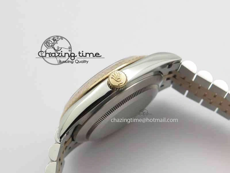 DateJust II 41mm SS RG BP Maker Best Edition Brown Diam Dial On New Version Jubilee Bracelet A2813