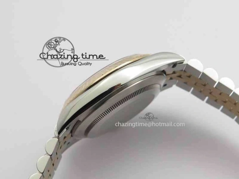 DateJust II 41mm SS RG BP Maker Best Edition Brown Diam Dial On New Version Jubilee Bracelet A2813
