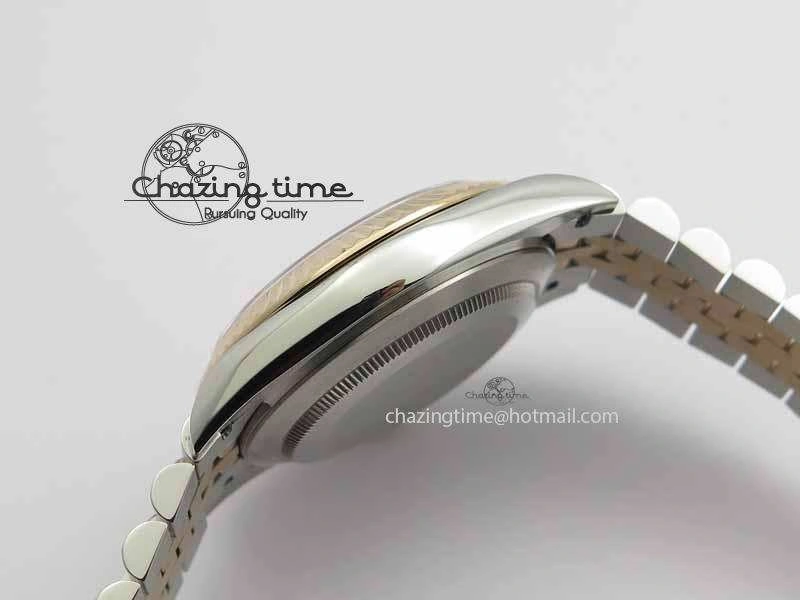 DateJust II 41mm SS RG BP Maker Best Edition Brown Diam Dial On New Version Jubilee Bracelet A2813