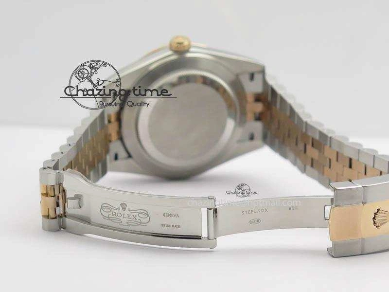 DateJust II 41mm SS RG BP Maker Best Edition Brown Sticks Dial On New Version Jubilee Bracelet A2813