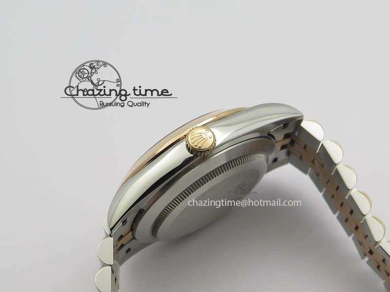 DateJust II 41mm SS RG BP Maker Best Edition Brown Sticks Dial On New Version Jubilee Bracelet A2813