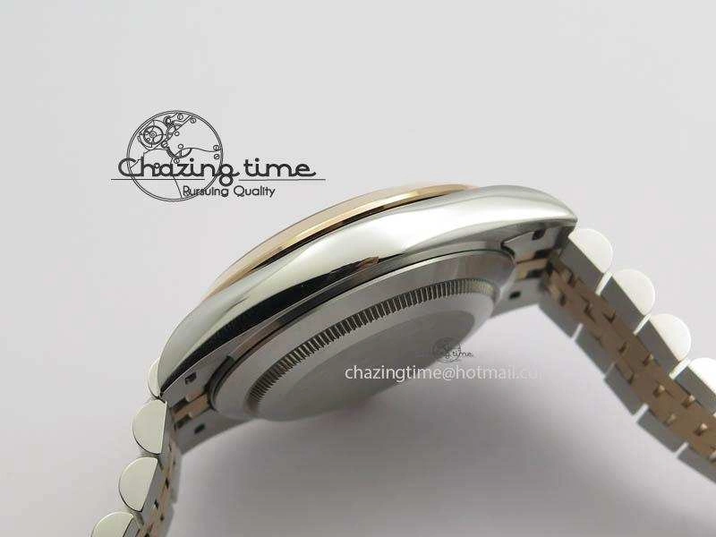 DateJust II 41mm SS RG BP Maker Best Edition Brown Sticks Dial On New Version Jubilee Bracelet A2813