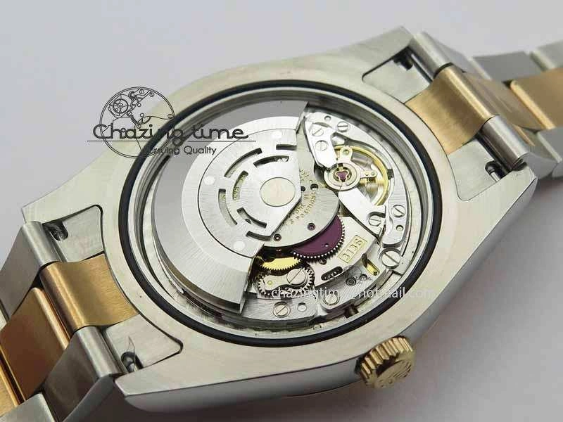 DateJust II 41mm SS RG BP Maker Best Edition Brown Sticks Dial On SS RG Bracelet SA3136