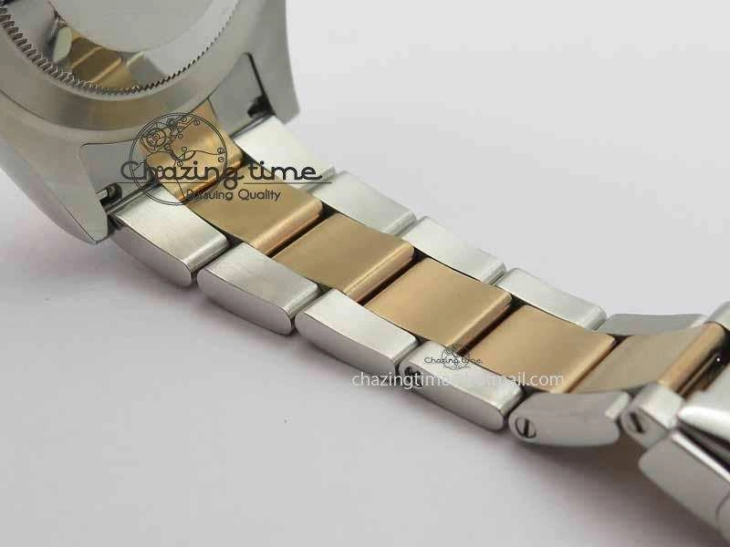 DateJust II 41mm SS RG BP Maker Best Edition Brown Sticks Dial On SS RG Bracelet SA3136
