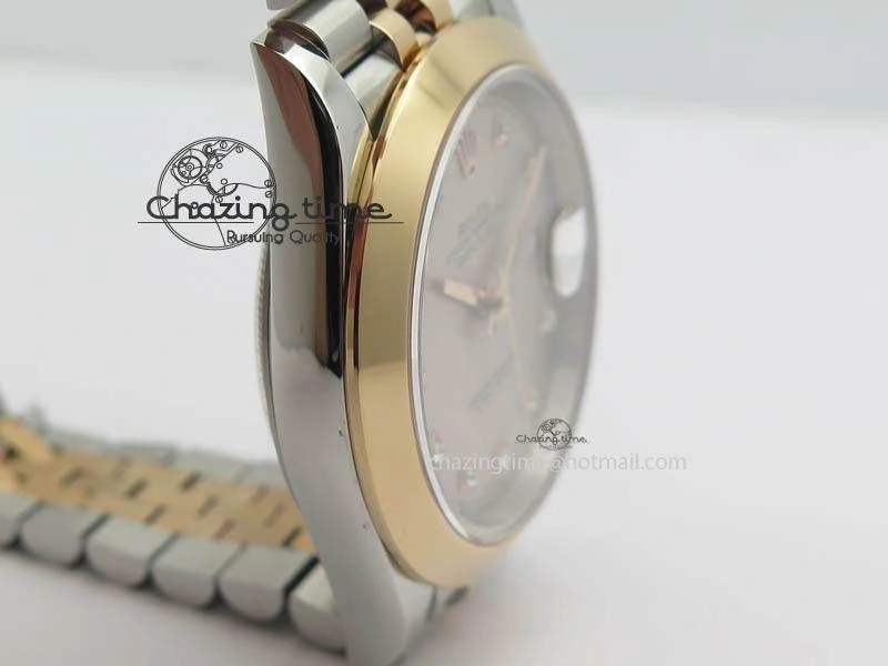 DateJust II 41mm SS RG BP Maker Best Edition Champagne Diam Dial On New Version Jubilee Bracelet A2813