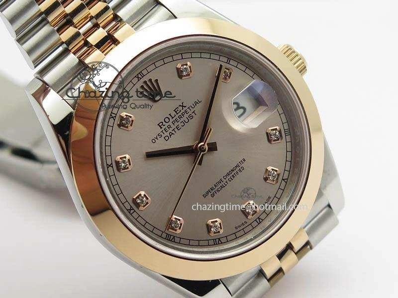 DateJust II 41mm SS RG BP Maker Best Edition Champagne Diam Dial On New Version Jubilee Bracelet A2813